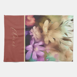 Flores coloridas Toallas de cocina