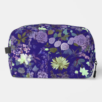 Flores con una bolsa de corte de impresión elegant