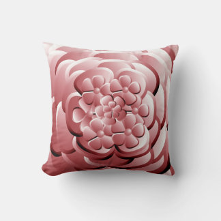 Flores cromadas - Cojín decorativo de rocío