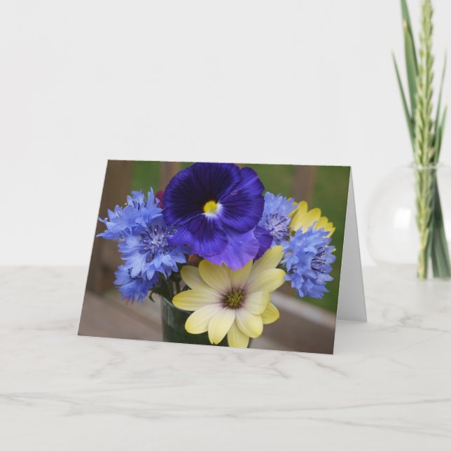 Flores: cualquier tarjeta de ocasión (Anverso)