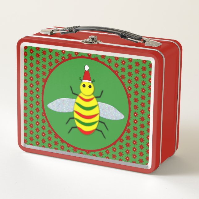 Flores de abeja y de poinsettia para Navidades peq (Anverso)