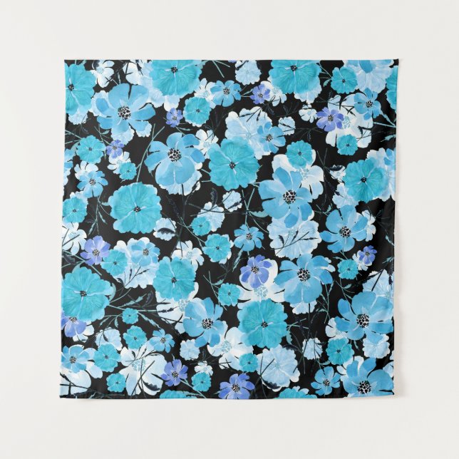 Flores de acuarela: Un Tapiz Delicado (Anverso)