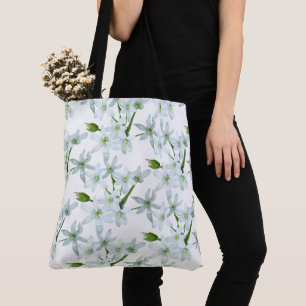 Flores De Ajo Silvestre Polvo. Bolso de tela