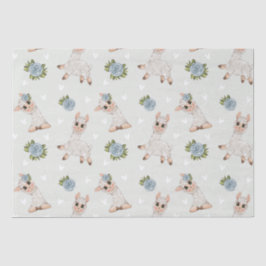 Flores de alpaca de animal de llama cutánea Papel 