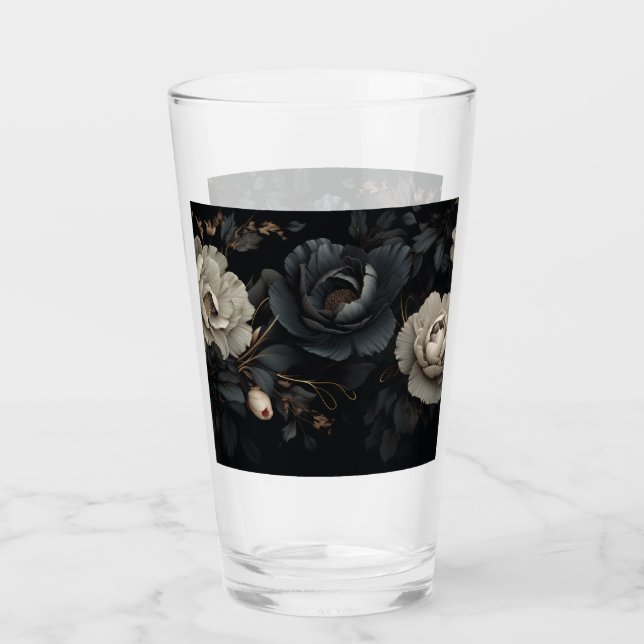 Flores de blanco y negro (Anverso)