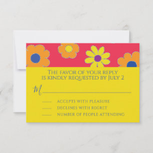 Flores de BM Bar o Bat Mitzvah RSVP