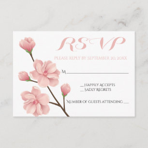 FLORES DE BODA DE PINK RSVP FLORAL CHERRY BLOSSOMS