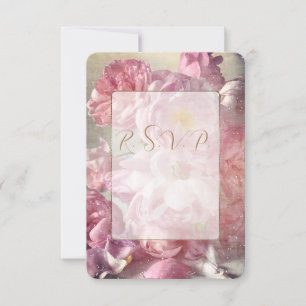 Flores de Boda - R S V P, Tarjeta de Respuesta