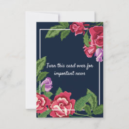 Flores de Boda Save The Date
