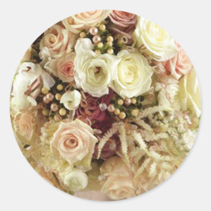 Flores de boda sellos para sobres pegatinas
