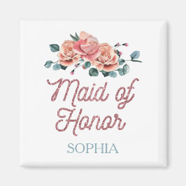 Flores de bodas venecianas y un imán de honor