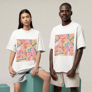 Flores de boho se enamoran de ti misma camiseta