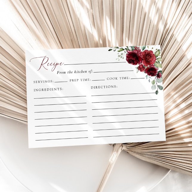 Flores de Borgoña, Boho, Receta de Ducha Bridal (Subido por el creador)