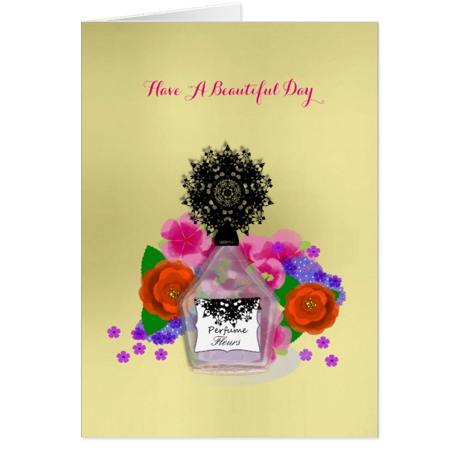 Flores de botellas Perfume Feminine Elegine (Frente)
