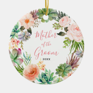 Flores de cactus ornamento madre de la madrugada