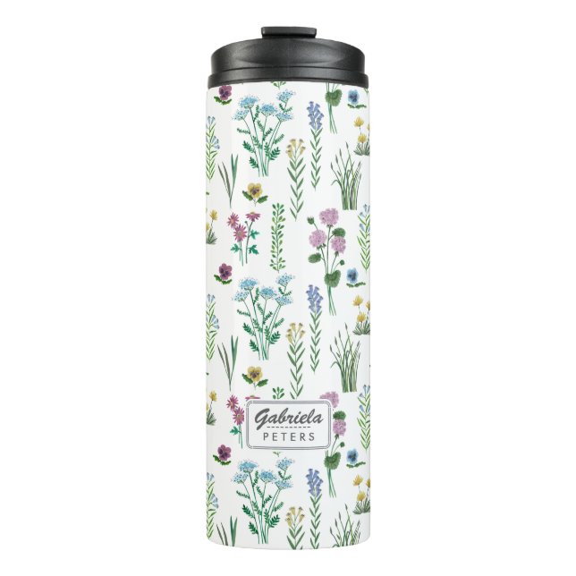 Flores de Campo Floral | Termo Taza (Anverso)