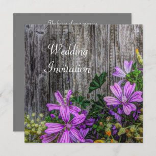 Flores De Campo Rústico A Bordo De Granjas