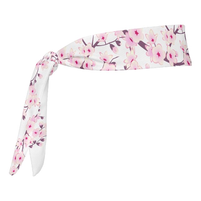 Flores de cerezo en flor en blanco rosado (Girar 270)