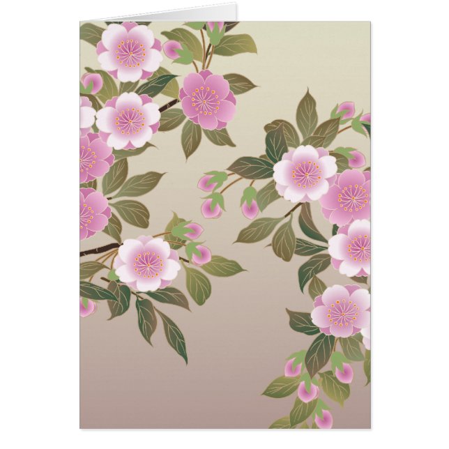 Flores de cerezo japonesas (Frente)