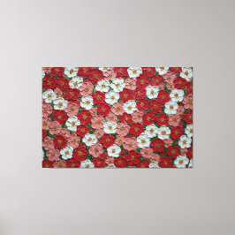 Flores de Cerezo Rojas y Rosadas – Arte de Pared c