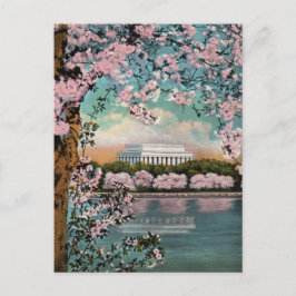 Flores de cerezo vintage Washington DC Postal