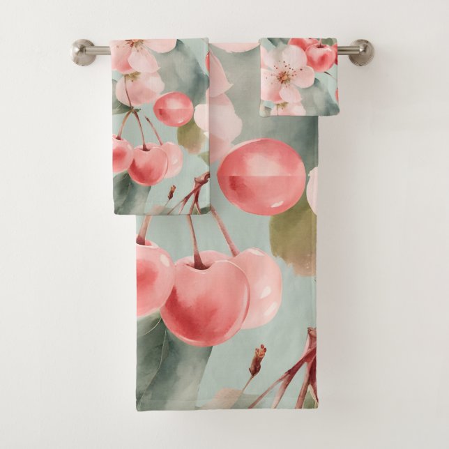 Flores de cerezo y cerezas Arte de primavera  (In situ)