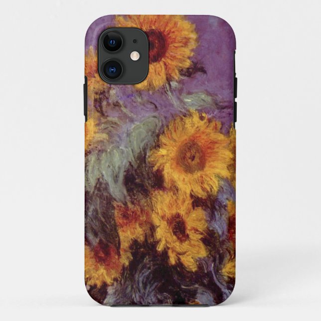Flores de Claude Monet iPhone 5 Funda (Reverso)