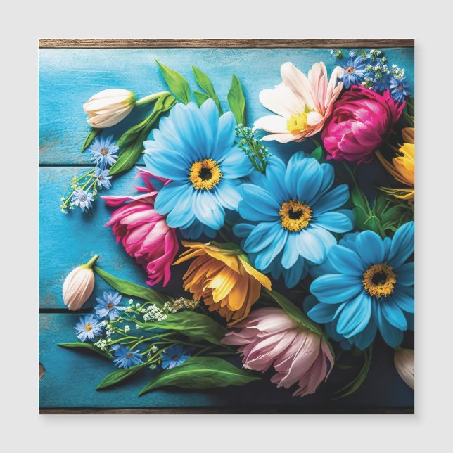 Flores de colores (Anverso)