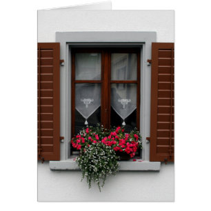 flores de contraventana de madera