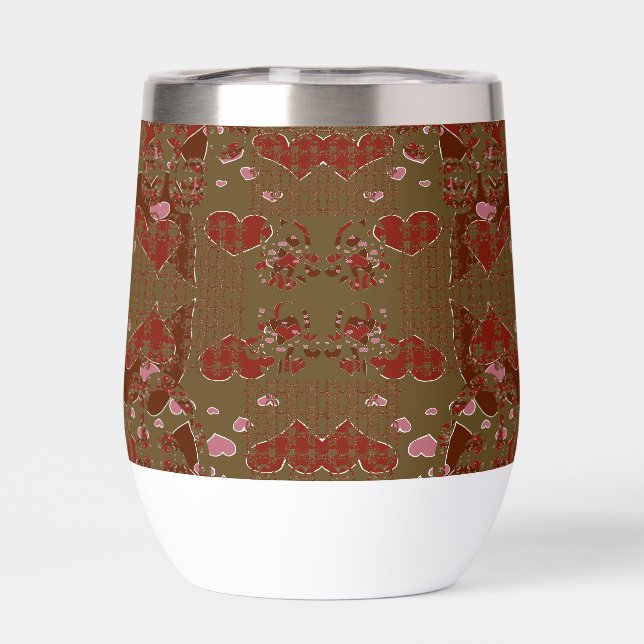 Flores de copa de corazones (Trasero)