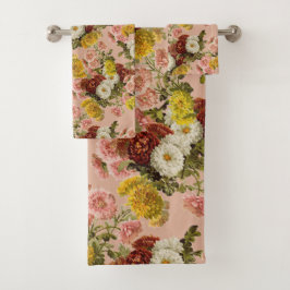 Flores de crisantemo ventilado en rosa Rosa seco