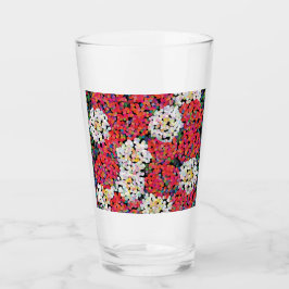 Flores de cristal rojo