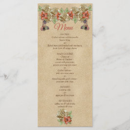 Flores de cuero en el menú Ante crema