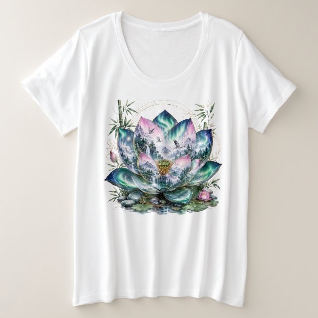Flores de Doble Exposición de Fantasía (Anverso del diseño)