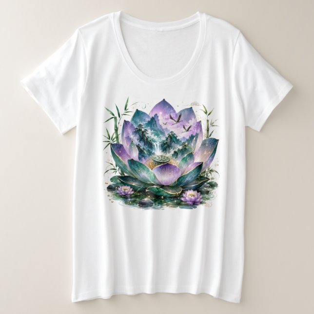 Flores de Doble Exposición de Fantasía (Anverso del diseño)