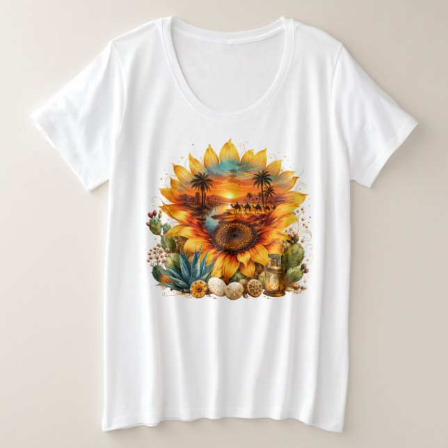 Flores de doble exposición de fantasía (Anverso del diseño)