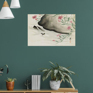 Flores de época arte acuático japonés