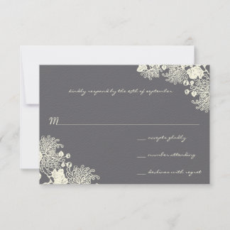Flores de época Boda gris chacoal RSVP