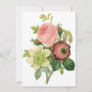 Flores de época, Rosas anémonas clematis de Redout