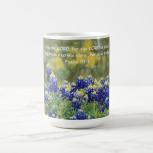 Flores de Faith Psalm Copa Bluebonnet 135:3