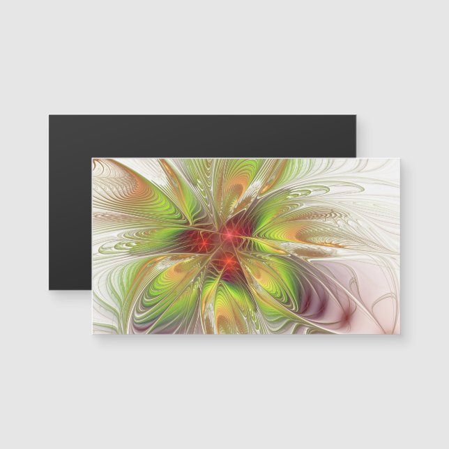 Flores de fantasía fractal blandas y tendientes (Anverso/Reverso)