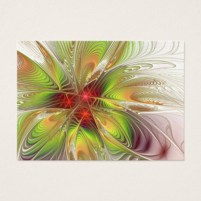 Flores de fantasía fractal blandas y tendientes (Frente)