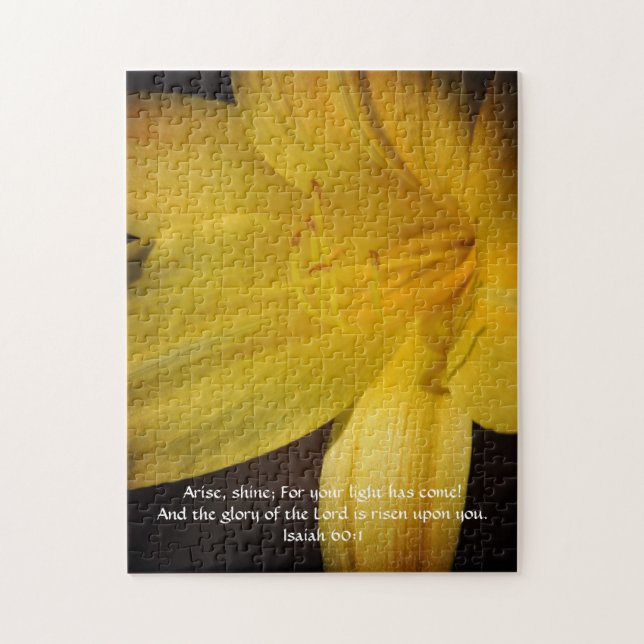 Flores de fe Rompecabezas de Isaiah Lily (Vertical)