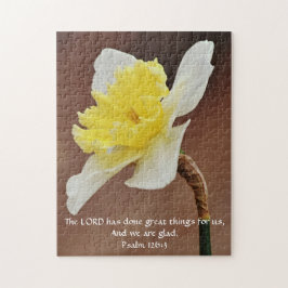 Flores de fe Salmo Puzzle Daffodil