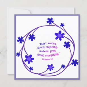 Flores de flores de flores verdes Floral Religiosa