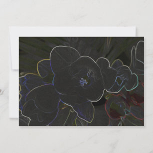 flores de freesia delineadas