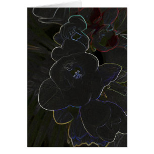 flores de freesia delineadas