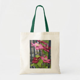 Flores de Fuschia trepando Bolsa de Tote