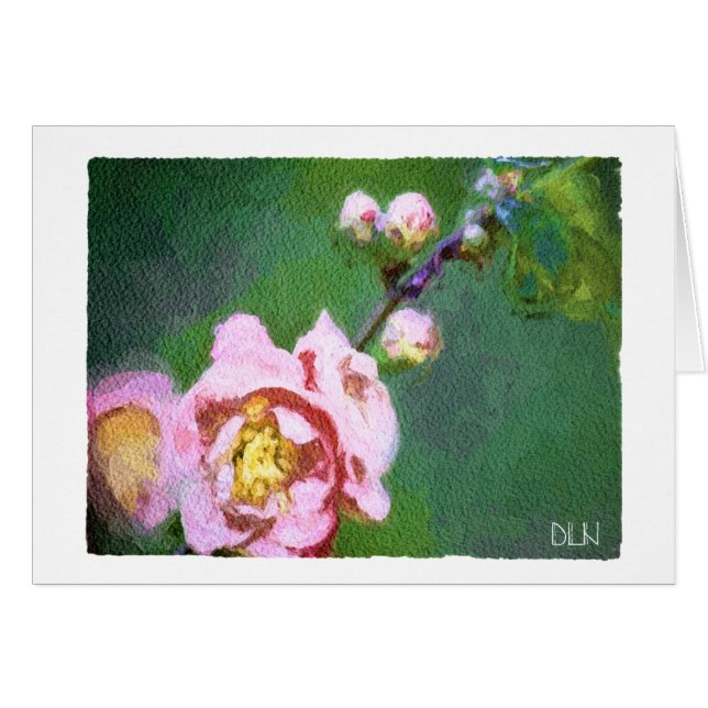 Flores de hielo/aspecto floral/acuarela (Anverso (Horizontal))