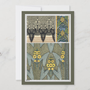 Flores de hormigón Art Nouveau Art Nouveau